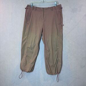 J. JILL Olive Green Nylon Stretch Hiking Pants Size 10